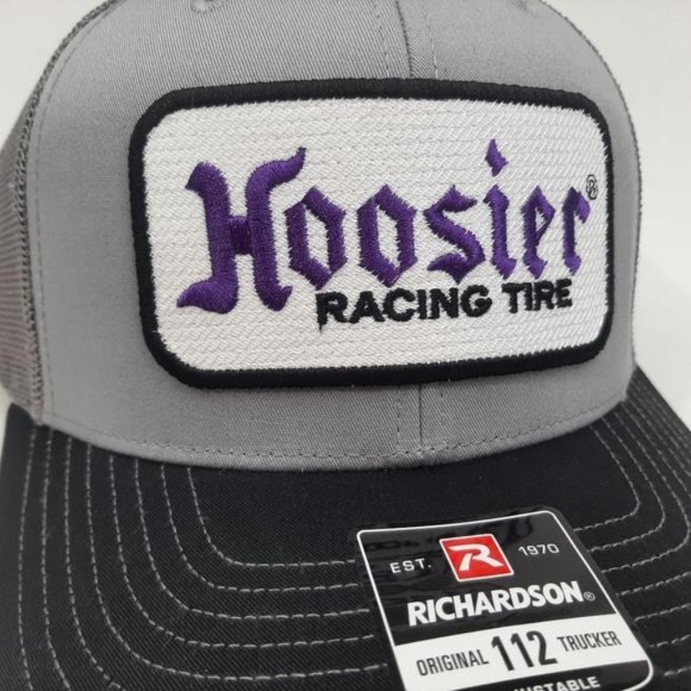 Retro Vintage Style Patch Hoosier Racing Tires Richardson 112 Trucker Hat Cap